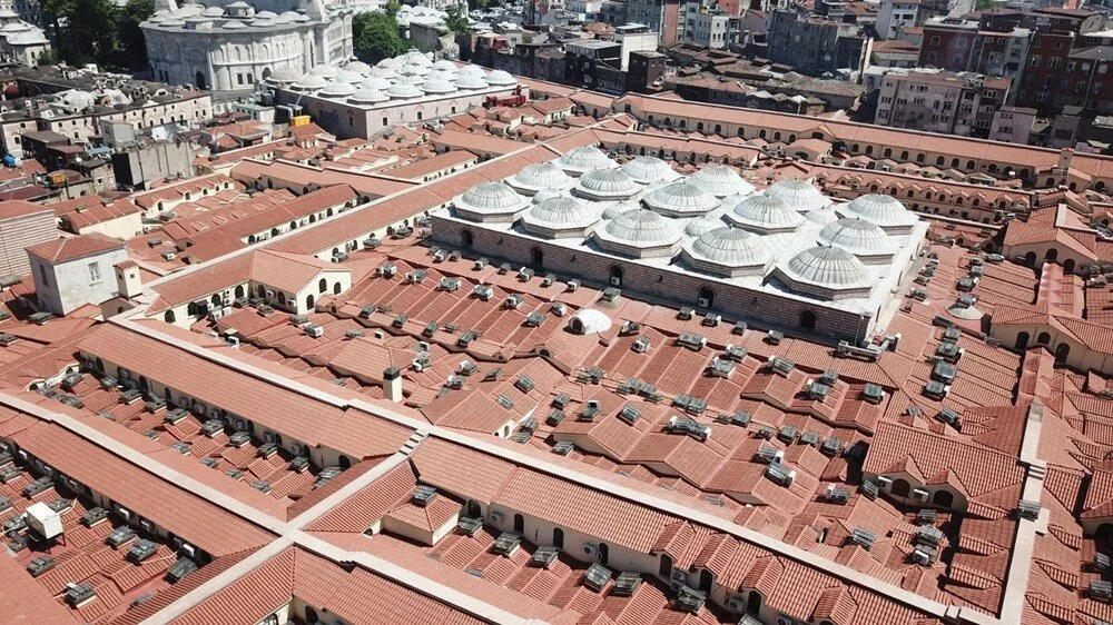 Bird's eye view of the Grand Bazaar