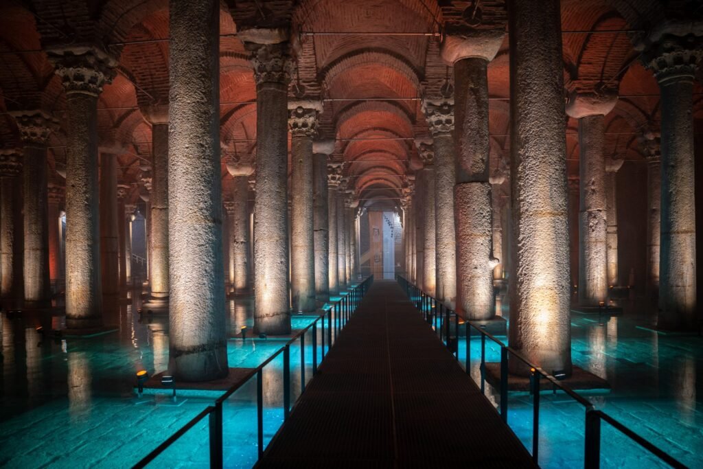 Bridge in Basilica Cistern